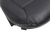 Soillar Driver Side Bottom Replacement Leather Seat Cover Black For