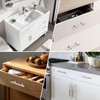 Haliwu 20 Pack Brushed Nickel Cabinet Pulls, Cabinet Handles Brushed