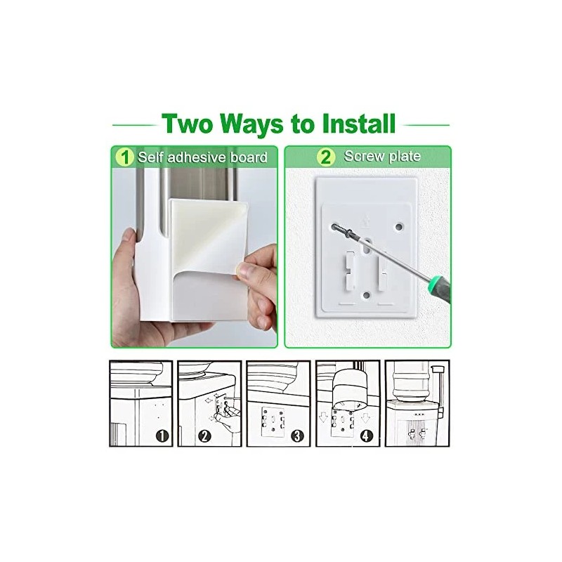 haqaf Cup Dispenser Wall Mounted Bathroom Cup Holder, 3oz-5oz Disposable