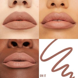 Maybelline Lifter Liner Delineador de Labios con Ácido Hialurónico, Textura Cremosa de Larga Duración, Punta Fina Ultra Precisa, Enriquecido con Aceite de Jojoba, Tono On It