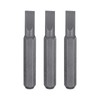 sourcing map 3pcs SL3.5 Slotted Screwdriver Bit 5/32" Hex Shank