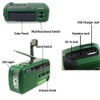 Portable Hand Cranked AM/FM Solar Radio Elderly Emergency Radio