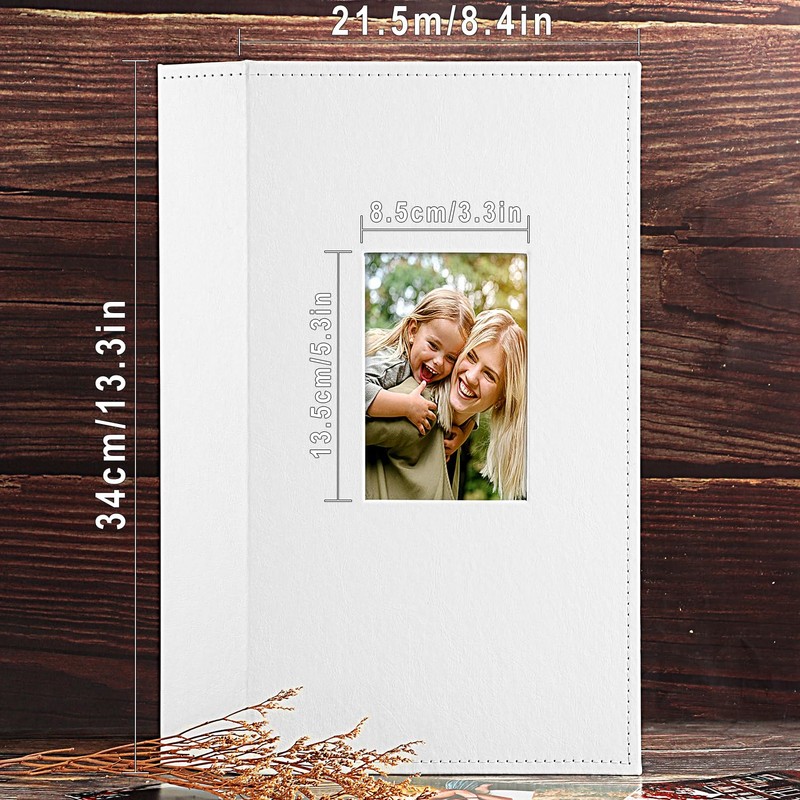 Ywlake Photo Album 10 x 15 300 cm Leather Fabric