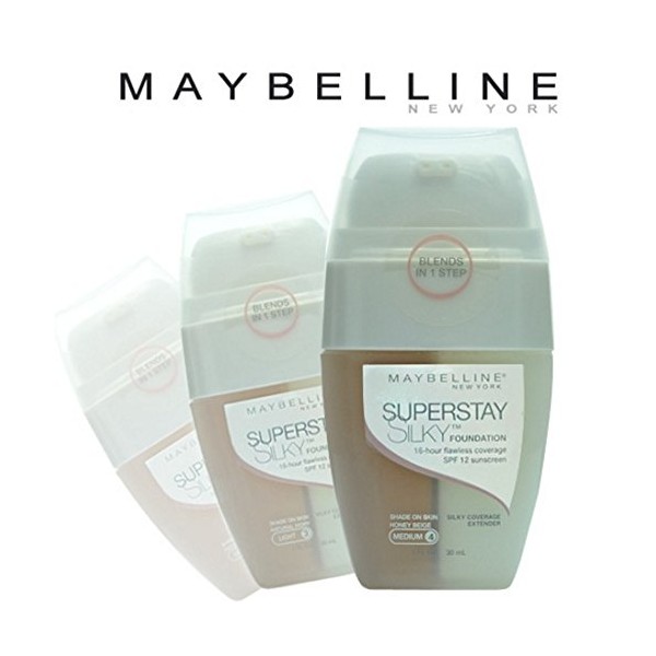 Maybelline SuperStay Silky Foundation SPF 12 Tan (Dark 1)