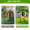 Garden Hose Holder with Stable Base and Tool Hooks, GAVISCITY