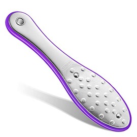 MR.GREEN Lima de Pie de Pedicura, Raspador Archivo de Pies de Doble Faz para Eliminar la Piel Dura, Herramienta de Pedicura para Cuidado de Pies(morado)