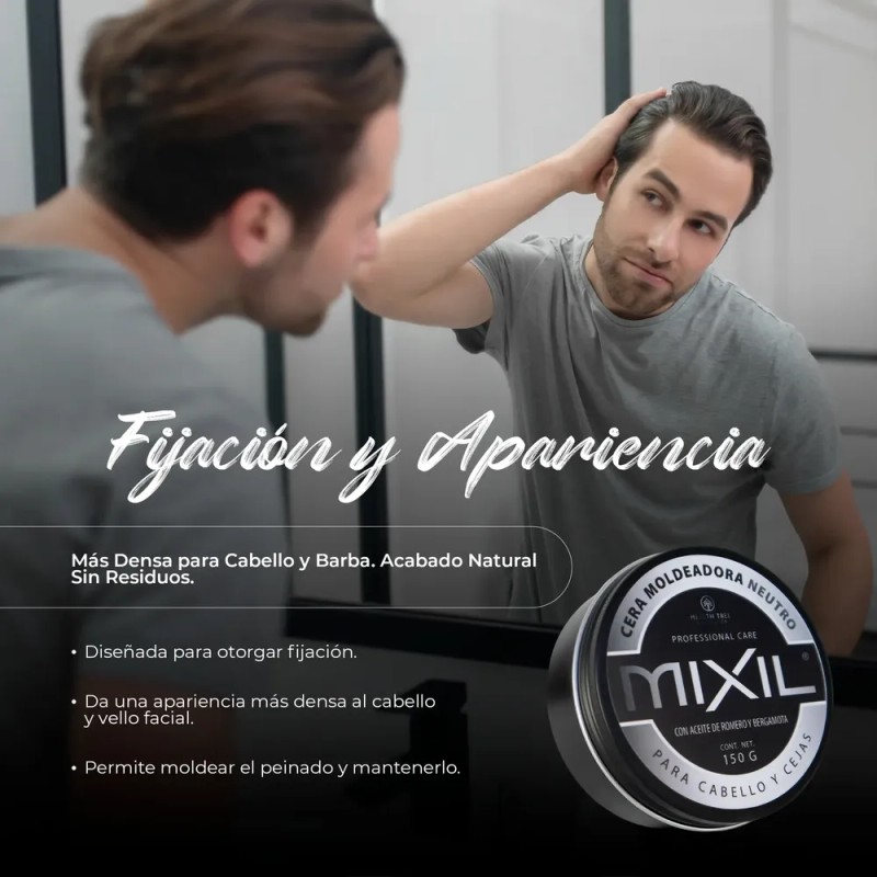 Cera Para Cabello Mixil | Ideal Para Cabello Y Barba