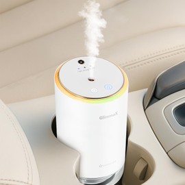 Smart Car Air Freshener,Atmosphere Light and Star Light,Healthy Eco-Friendly Fragrance,Auto On/Off,3 Adjustable Modes,White Car Air Freshener Perfect for Cars,Bedroom,Office. (Angels)
