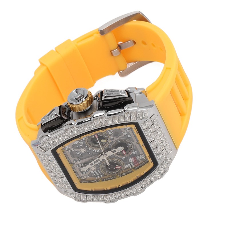 Men Mechanical Watch 30M Waterproof Dial Hollow Automatic Mechanical Wrist
