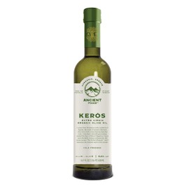 Ancient Foods Keros Greek Organic Extra Virgin Olive Oil – Fresh, Cold Pressed Olive Oil from Greece, High Phenolic 1000 Year Old Trees (0.5L)