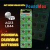 PoundMax 10 x AG13 LR44 1.5 V Alkaline Button Cell