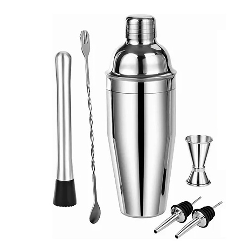 Bartender Kit Leakage Proof 304 Stainless Steel Bartending Tool 750ml