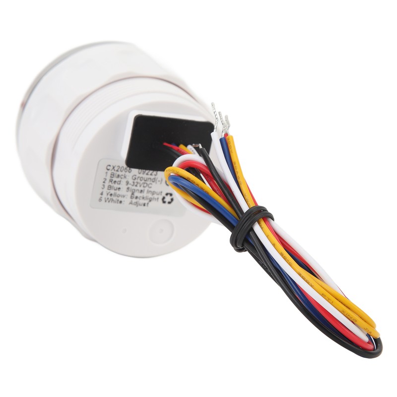 2in Fuel Level Gauge Colorful Backlight Fuel Level Meter for