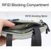 RFID Blocking Travel Pouch for Men, Documents Organizer, Passport Holder