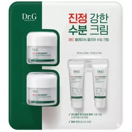 Dr.G Red Blemish Clear Soothing Cream 50ml2ea+10ml2ea Cica Moisture Soothing, 1 Set / 닥터지 레드 블레미쉬 클리어 수딩크림 50ml2ea+10ml2ea 시카 수분 진정, 1세트