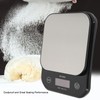 Kitchen Scale 0.035oz to 22.0lb IP7 Waterproof LCD Display Stainless