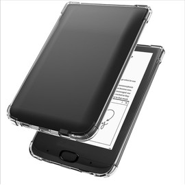 GIOPUEY Case for Pocketbook Basic 4, Soft TPU Back Cover, Thin Cover, Airbag Protection, Case Compatible with Pocketbook Basic 4 Transparent