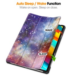 Gylint Case for TECLAST T50 Pro 11 inch Tablet, Folding Folio Ultra-Thin PU Leather Stand Case Cover for Teclast T50 Pro Outer Space