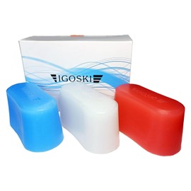 IGOSKI 3 Packs Ski and Snowboard Wax All Temperature Ultimate Ski and Snowboard Wax Kit 300g in Total