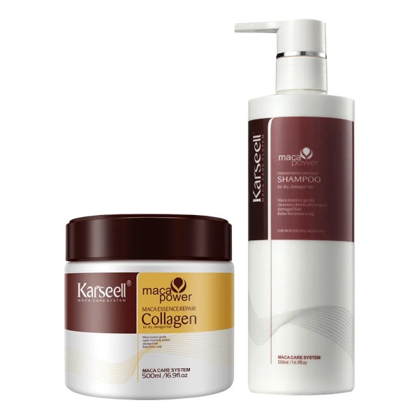 Karseell Tratamiento Capilar+shampoo Kit 2 En1 Bote 1000 Ml