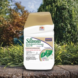 Bonide All Seasons Horticultural & Dormant Spray Oil, 16 oz Concentrate, Disease Prevention & Insect Killer for Organic Gardening