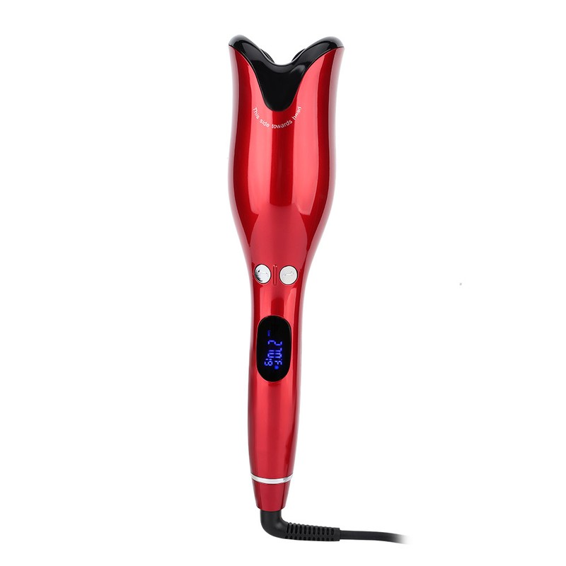 Anti scald Hair Curler Automatic Curling Iron Prevent Tangles LCD