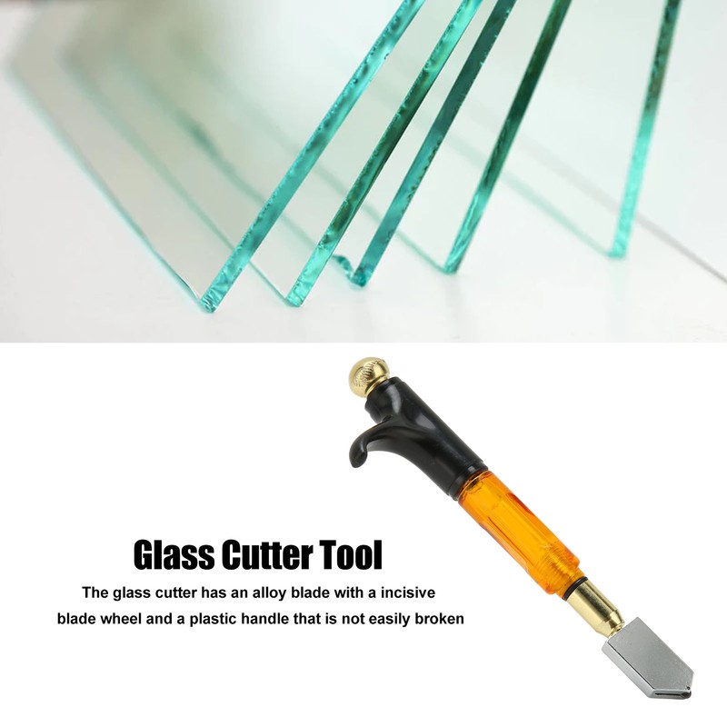 Glass Cutter Hand Grip Ergonomic Handle T Shaped Glass Cutter