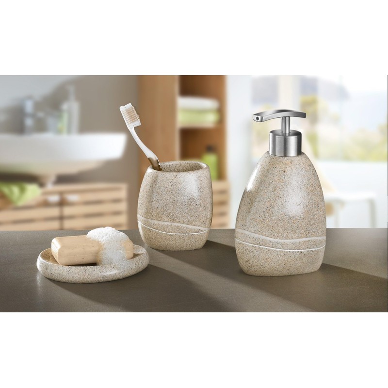 Kleine Wolke Stones Soap Dispenser Sand Beige