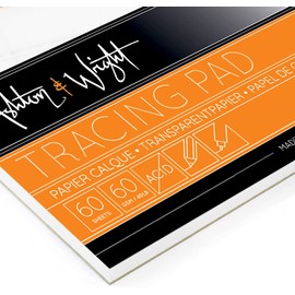 Ashton and Wright - A5 Tracing Pad - 60gsm Paper - 60 Sheets - Pack of 5