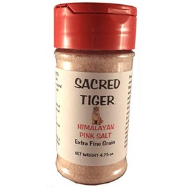 Sacred Tiger Extra Fine Himalayan Pink Salt in Shaker Bottle