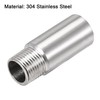 sourcing map Shower Head Extension Arm Stainless Steel 1/2 PT