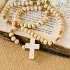 120PCS Small Wooden Cross, 6 Colors Mini Wooden Crosses for