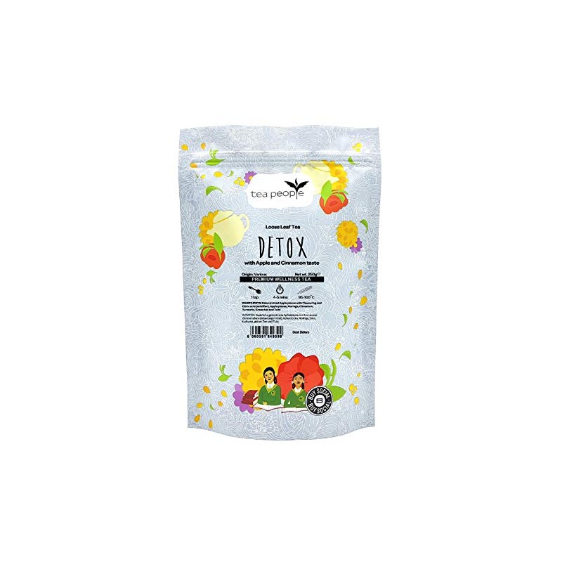 Tea People Detox - 200g Refill Pack, Golden Brown