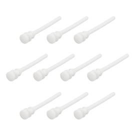 MECCANIXITY 20PCS Fan Shock Absorbing Rubber Nail, Short Style Computer Hardware Cooling Fan Screws Anti Noise Shockproof Silicone Rubber Cooler for PC, White