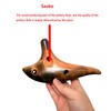 RUOSWTE Ocarina, 12 Hole Alto C, Professional Playing Instrument, Wind