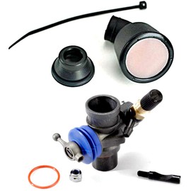 Traxxas Nitro 4-Tec 3.3 Engine TRX CARBURETOR & AIR FILTER w/ 2 BASES Foam