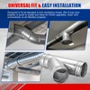 NYXOVA 3-Way Metal Duct Splitter, 4" 45° Branch Air Vent