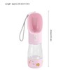 Portable Pet Water Bottle Travel Feeding Drinking Cup Water Dispenser