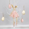 Northlight Plush Ballerina Bunny Easter Wall Decoration - 13"