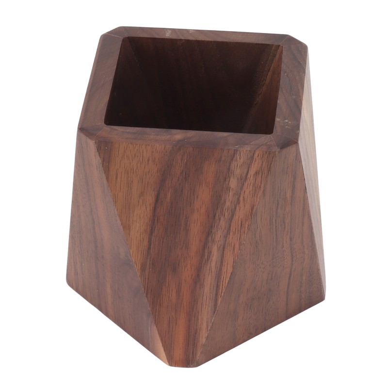 Cooking Utensil Container Smoothing Stable Large Capacity Simple Wooden Pen