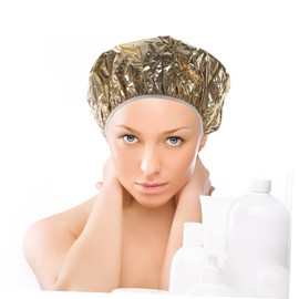 TOVINANNA 4pcs Aluminum Foil Cap Hair Dye Hat Deep Conditioning Tinfoil Hats Processing Cap for Hair Aluminum Deep Conditioning Cap Foil Caps To Weave Women's Aluminum Foil Cover Tin Foil