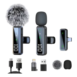 Micrófono Lavalier Inalámbrico Para Vlog Youtube Entrevistas