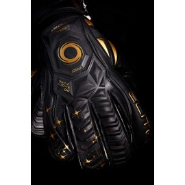 Elite Sports Unisex Adult Goalkeeper Gloves, Black Real, 8