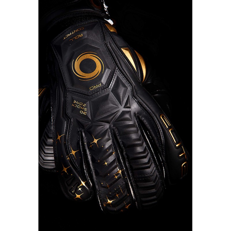 Elite Sports Unisex Adult Goalkeeper Gloves, Black Real, 8