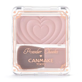 Canmake Powder Cheeks P04 Clever Bage, 0.06 oz (1.8 g), Clear, Glossy, Beige, Highlights