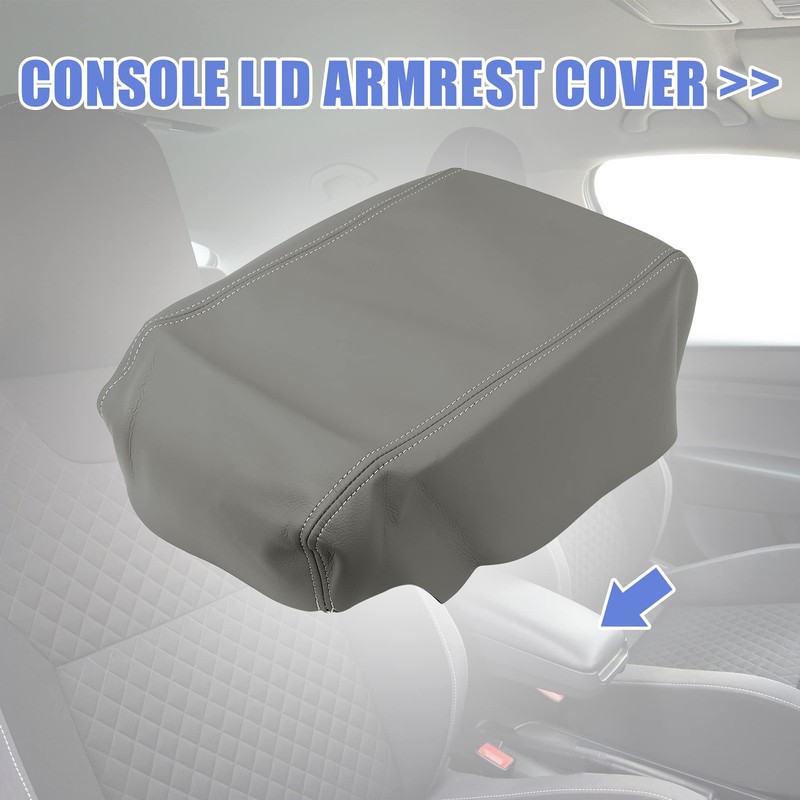 X AUTOHAUX Car Center Console Lid Armrest Seat Box Cover