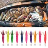 Squid Jig Sea Fishing Lures Kit,10pcs Luminous Squid Lures Glow