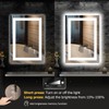 Hivone 28X20 LED Bathroom Mirror with Lights, Anti-Fog, Dimmable, Backlit
