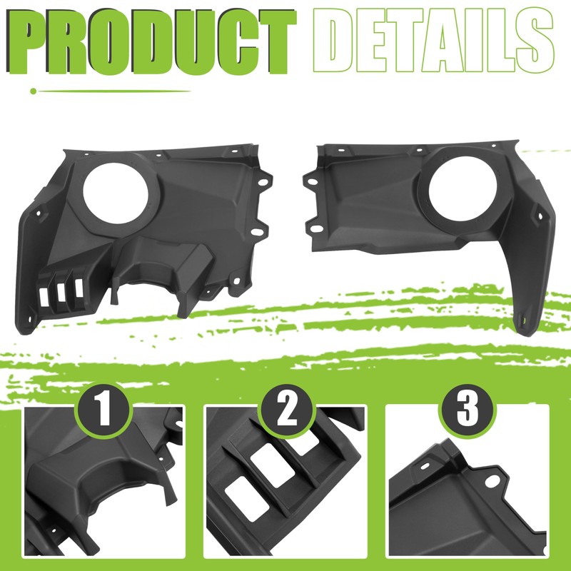 Kojem 6.5 Inch Front Dash Speaker Pods & Dash Panels