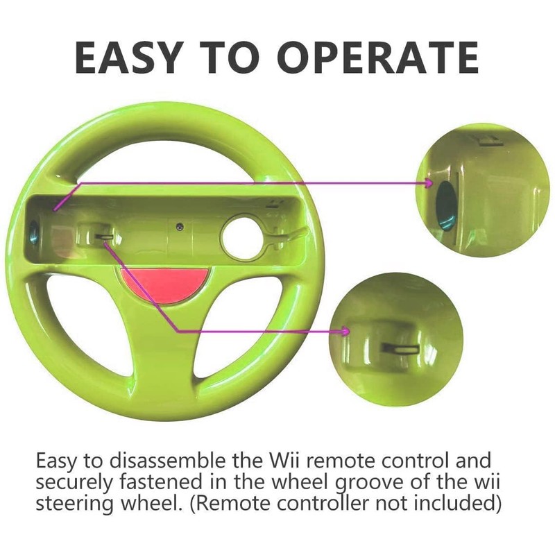 TheMax { 2 Pack ) Wheel Steering wii Controller Design